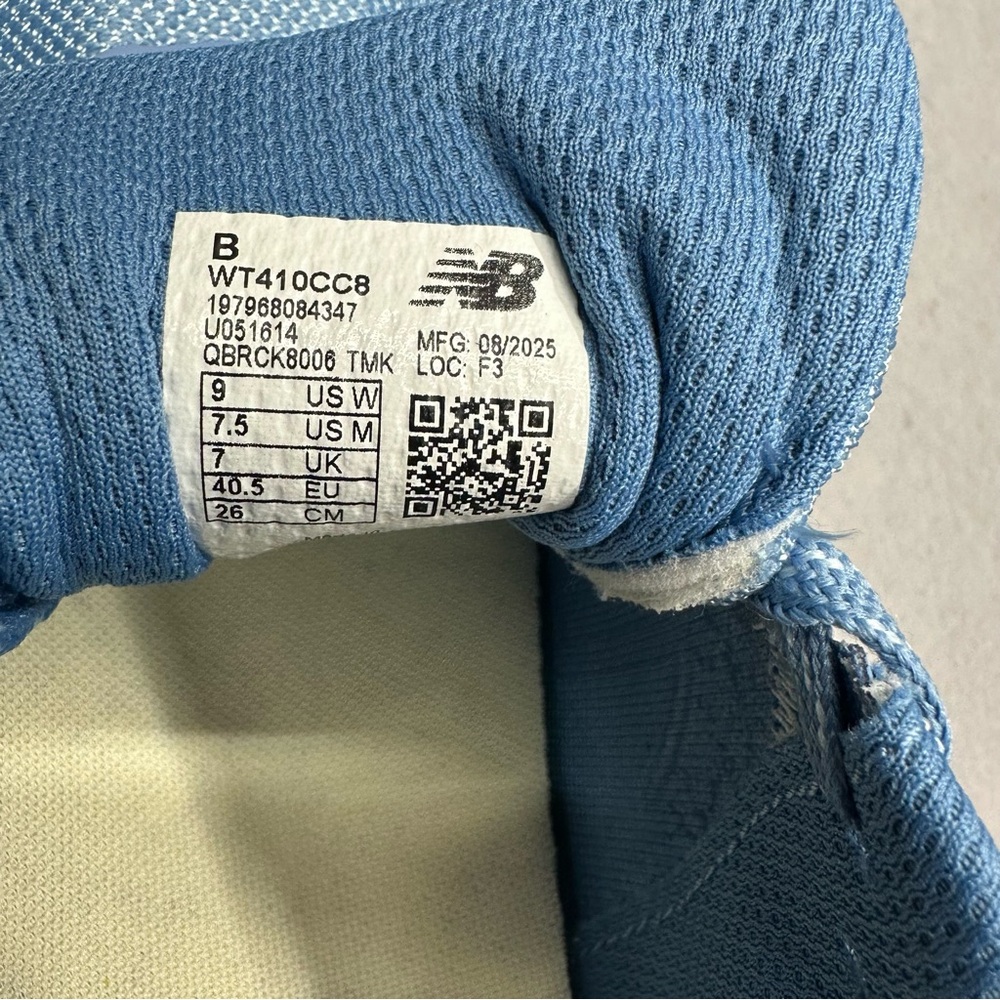New Balance Women’s 410v8 Trail Running Shoes WT410CC8 Baby Blue Size 9 - Picture 8 of 9